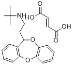 (+-)-N-t-Butyl-11H-dibenzo(b,e)(1,4)dioxepin-11-ethanamine fumarate CAS#: 81320-42-5