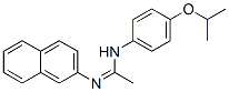 N1-(p-Isopropoxyphenyl)-N2-(2-naphtyl)acetamidine CAS#: 84308-89-4