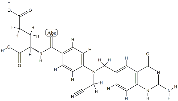 N(10)-(cyanomethyl)-5,8-dideazafolic acid CAS#: 80015-09-4