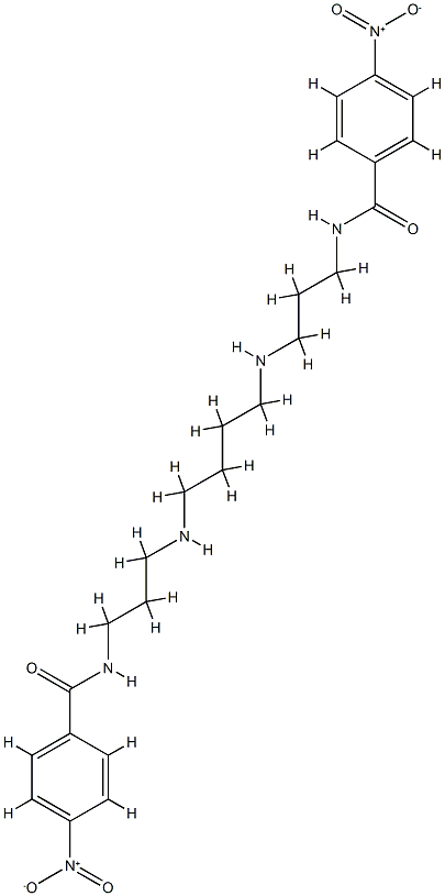 N(1),N(14)-bis(4-nitrobenzoyl)spermine CAS#: 87581-16-6