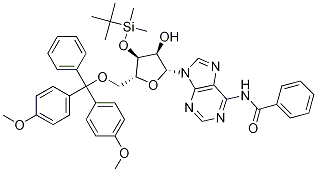 N6-benzoyl-3'-O-t-butyldiMethylsilyl-5'-O-(4,4'-diMethoxytrityl)-adenosine CAS#: 81256-88-4
