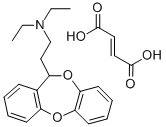 (+-)-N,N-Diethyl-11H-dibenzo(b,e)(1,4)dioxepin-11-ethanamine CAS#: 81320-19-6