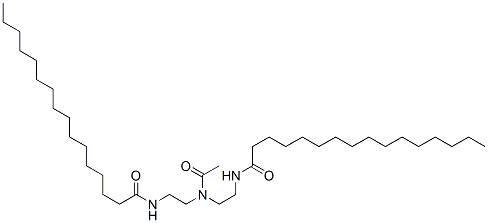 N,N'-[(acetylimino)diethane-2,1-diyl]bishexadecan-1-amide CAS#: 85187-59-3