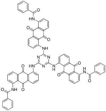 N,N',N''-[1,3,5-triazine-2,4,6-triyltris[imino(9,10-dihydro-9,10-dioxoanthracene-5,1-diyl)]]tris(benzamide) CAS#: 83949-91-1