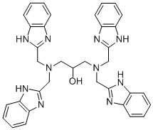 N,N,N',N'-TETRAKIS(2-BENZIMIDAZOLYLMETHYL)-1,3-DIAMINOPROPAN-2-OL CAS#: 83144-89-2
