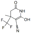 Nicotinonitrile, 1,4,5,6-tetrahydro-2-hydroxy-4-methyl-6-oxo-4-(trifluoromethyl)- (8CI) CAS#: 802565-31-7