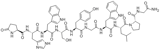 PYR-HIS-TRP-SER-TYR-GLY-TRP-LEU-PRO-GLY-NH2 CAS#: 86073-88-3