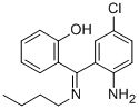 Phenol, 2-((2-amino-5-chlorophenyl)(butylimino)methyl)- CAS#: 80018-37-7
