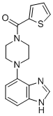 Piperazine, 1-(1H-benzimidazol-4-yl)-4-(2-thienylcarbonyl)- CAS#: 84806-76-8