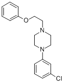 Piperazine, 1-(3-chlorophenyl)-4-(2-phenoxyethyl)- CAS#: 82205-85-4