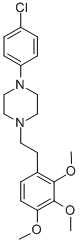 Piperazine, 1-(4-chlorophenyl)-4-(2-(3,4,5-trimethoxyphenyl)ethyl)- CAS#: 82205-91-2