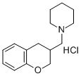 Piperidine, 1-((3,4-dihydro-2H-1-benzopyran-3-yl)methyl)-, hydrochlori de CAS#: 83823-43-2