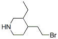 Piperidine, 4-(2-bromoethyl)-3-ethyl- (9CI) CAS#: 808100-55-2