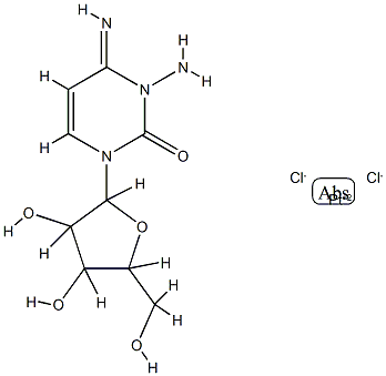 Platinum, (3-amino-1-beta-D-arabinofuranosyl-3,4-dihydro-4-imino-2(1H) -pyrimidinone-N(sup N(sup 3)),N(sup 4))dichloro-, (SP-4-3)- CAS#: 84799-07-5