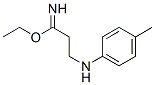 Propionimidic acid, 3-p-toluidino-, ethyl ester (8CI) CAS#: 802311-72-4