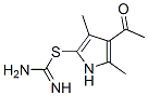 Pseudourea, 2-(4-acetyl-3,5-dimethylpyrrol-2-yl)-2-thio- (8CI) CAS#: 802317-12-0