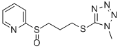 Pyridine, 2-((3-((1-methyl-1H-tetrazol-5-yl)thio)propyl)sulfinyl)- CAS#: 80087-19-0