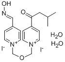 Pyridinium, 4-((hydroxyimino)methyl)-1-(((4-(3-methyl-1-oxobutyl)pyrid inio)methoxy)methyl)-, diiodide, dihydrate CAS#: 85126-25-6