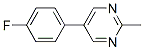 Pyrimidine, 5-(4-fluorophenyl)-2-methyl- (9CI) CAS#: 82525-21-1