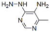 Pyrimidine, 5-amino-4-hydrazino-6-methyl- (7CI) CAS#: 89211-54-1