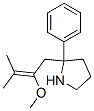 Pyrrolidine, 2-(2-methoxy-3-methyl-2-butenyl)-2-phenyl- CAS#: 89998-41-4