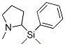 Pyrrolidine, 2-(dimethylphenylsilyl)-1-methyl- (9CI) CAS#: 802982-79-2