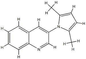 Quinoline, 3-(2,5-dimethyl-1-pyrryl)- (4CI) CAS#: 810690-62-1