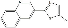 Quinoline, 3-(5-methyl-2-thiazolyl)- (4CI) CAS#: 810690-11-0