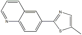 Quinoline, 6-(5-methyl-2-thiazolyl)- (4CI) CAS#: 810690-55-2