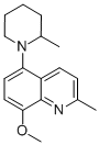 Quinoline, 8-methoxy-2-methyl-4-(2-methylpiperidino)- CAS#: 87602-61-7