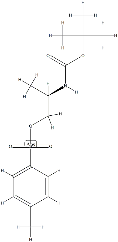(R)-2-((tert-Butoxycarbonyl)amino)propyl 4-methylbenzenesulfonate CAS#: 84765-24-2