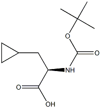 (R)-2-((tert-butoxycarbonyl)aMino)-3-cyclopropylpropanoic acid CAS#: 89483-08-9