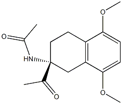 (R)-N-(2-Acetyl-1,2,3,4-tetrahydro-5,8-dimethoxy-2-naphthalenyl)acetamide CAS#: 86264-61-1