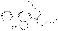 (S)-1-benzoyl-5-oxo-N,N-dipentylpyrrolidine-2-carboxamide CAS#: 85248-85-7