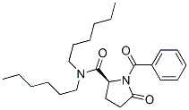 (S)-1-benzoyl-N,N-dihexyl-5-oxopyrrolidine-2-carboxamide CAS#: 85248-84-6