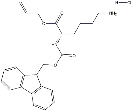(S)-Allyl 2-((((9H-fluoren-9-yl)Methoxy)carbonyl)aMino)-6-aMinohexanoate hydrochloride CAS#: 815619-80-8