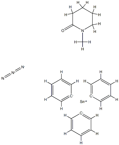 Tin, azido(1-methyl-2-piperidinone-O)triphenyl-, (TB-5-12)- CAS#: 83729-83-3