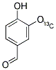VANILLIN (METHOXY-13C) CAS#: 86884-84-6