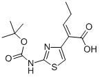 (Z)-2-(2-tert-Butoxycarbonylaminothiazol-4-yl)-2-pentenoic acid CAS#: 86978-24-7