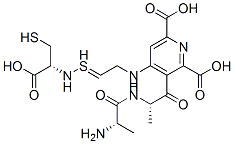 alanylalanyl-S-(4-(N-(2-thioethyl))aminopyridine-2,6-dicarboxylic acid)cysteine CAS#: 88090-55-5