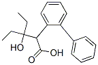 alpha-(1-Ethyl-1-hydroxypropyl)-biphenylacetic acid, (+)- CAS#: 85045-58-5