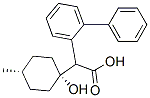alpha-(1-Hydroxy-4-methylcyclohexyl)-biphenylacetic acid, cis-(-)- CAS#: 85045-73-4