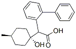 alpha-(1-Hydroxy-4-methylcyclohexyl)-biphenylacetic acid, trans-(-)- CAS#: 85045-77-8