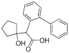 alpha-(1-Hydroxycyclopentyl)-biphenylacetic acid, (+)- CAS#: 85045-80-3