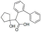 alpha-(1-Hydroxycyclopentyl)-biphenylacetic acid, (-)- CAS#: 85045-81-4