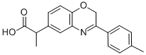 alpha-Methyl-3-(4-methylphenyl)-2H-1,4-benzoxazine-6-acetic acid CAS#: 86818-31-7