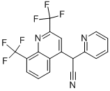 alpha,2-pyridyl-2,8-bis(trifluoromethyl)quinoline-4-acetonitrile CAS#: 83012-12-8