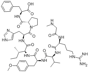 angiotensin II, Sar(1)-Me-Tyr(4)- CAS#: 88874-29-7