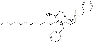 benzyl(hexadecyl)dimethylammonium 4-chloro-alpha-phenyl-o-cresolate CAS#: 85851-68-9
