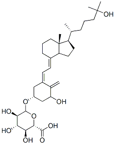 beta-D-Glucopyranosiduronic acid, (1alpha,3beta,5Z,7E)-dihydroxy-9,10- secocholesta-5,7,10(19)-trienyl CAS#: 82694-73-3
